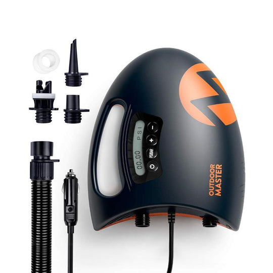 OUTDOOR MASTER SHARK 電動ポンプ Outdoor Master Shark II electric SUP pump – Evolve Paddle Boards